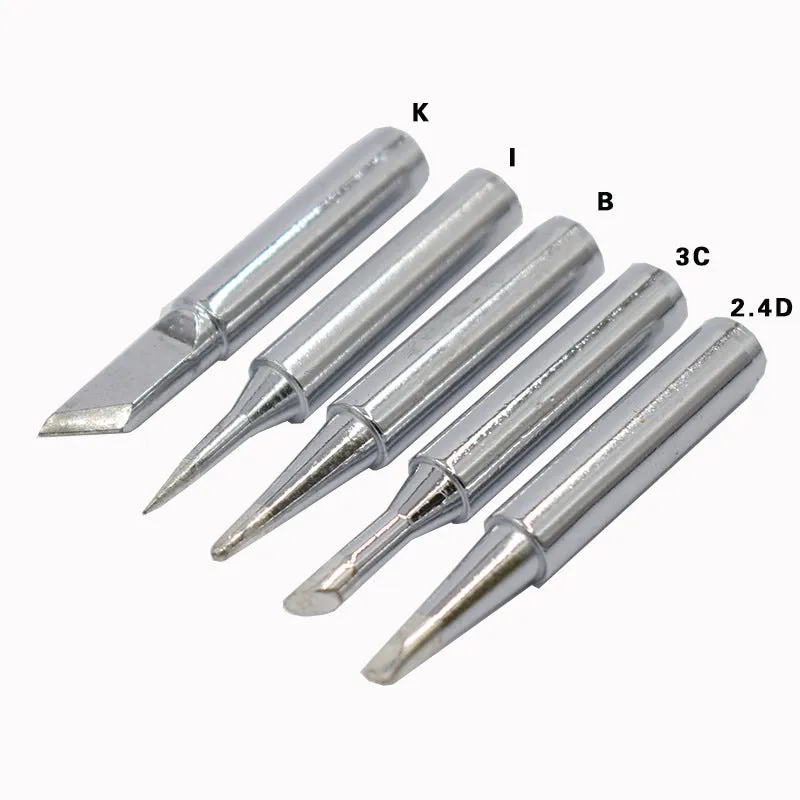 43mm soldering iron tip set with multiple shapes for welding and assembly work