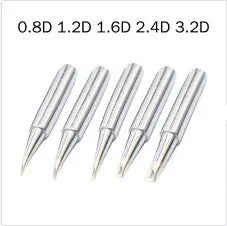 43mm soldering iron tip set with multiple shapes for welding and assembly work