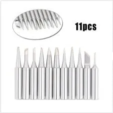 43mm soldering iron tip set with multiple shapes for welding and assembly work