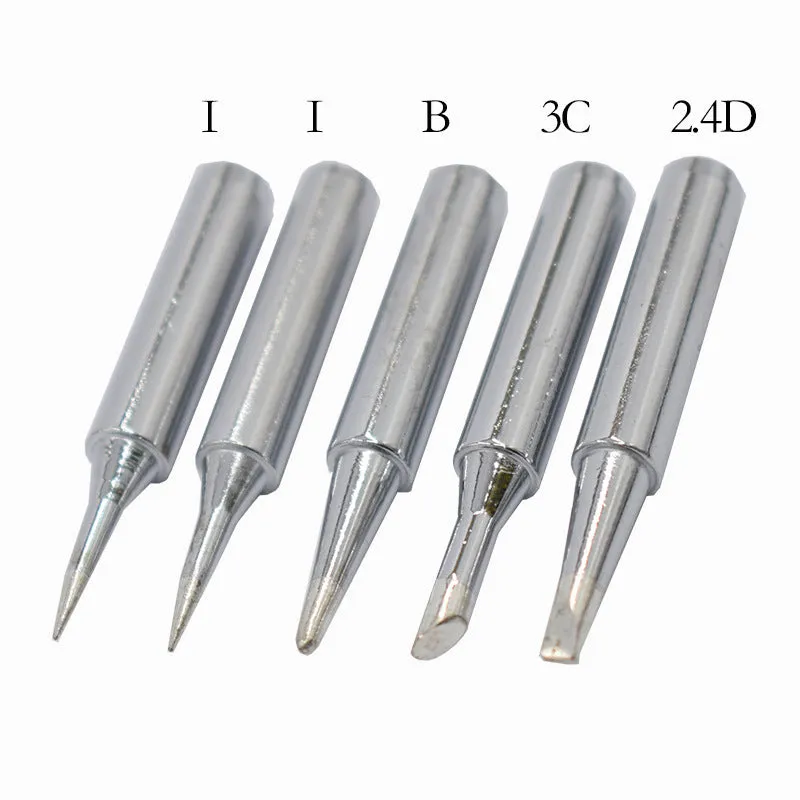 43mm soldering iron tip set with multiple shapes for welding and assembly work