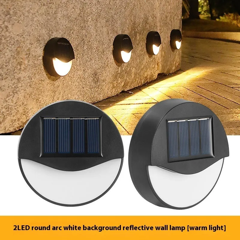 Plastic solar outdoor yard lamp with abstract design, 80 x 80 cm, rainproof LED garden light in warm white finish