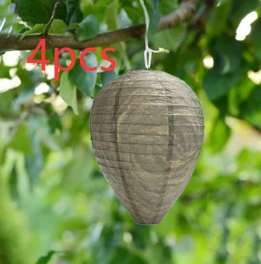 A collapsible paper and wire beehive lantern measuring 22 by 28 centimetres in a photo colour finish.