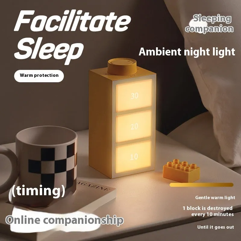Beating Music Desktop Night Light in Blue showing music visualiser effect with 1200mAh battery