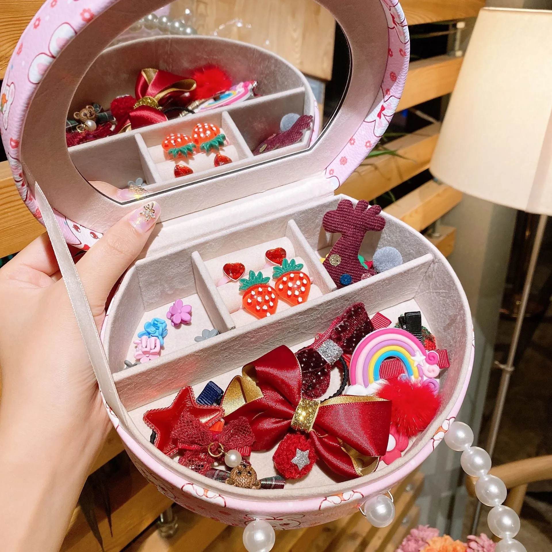 Cocoli children's hair clip princess headdress jewellery set with cartoon character design in gift box