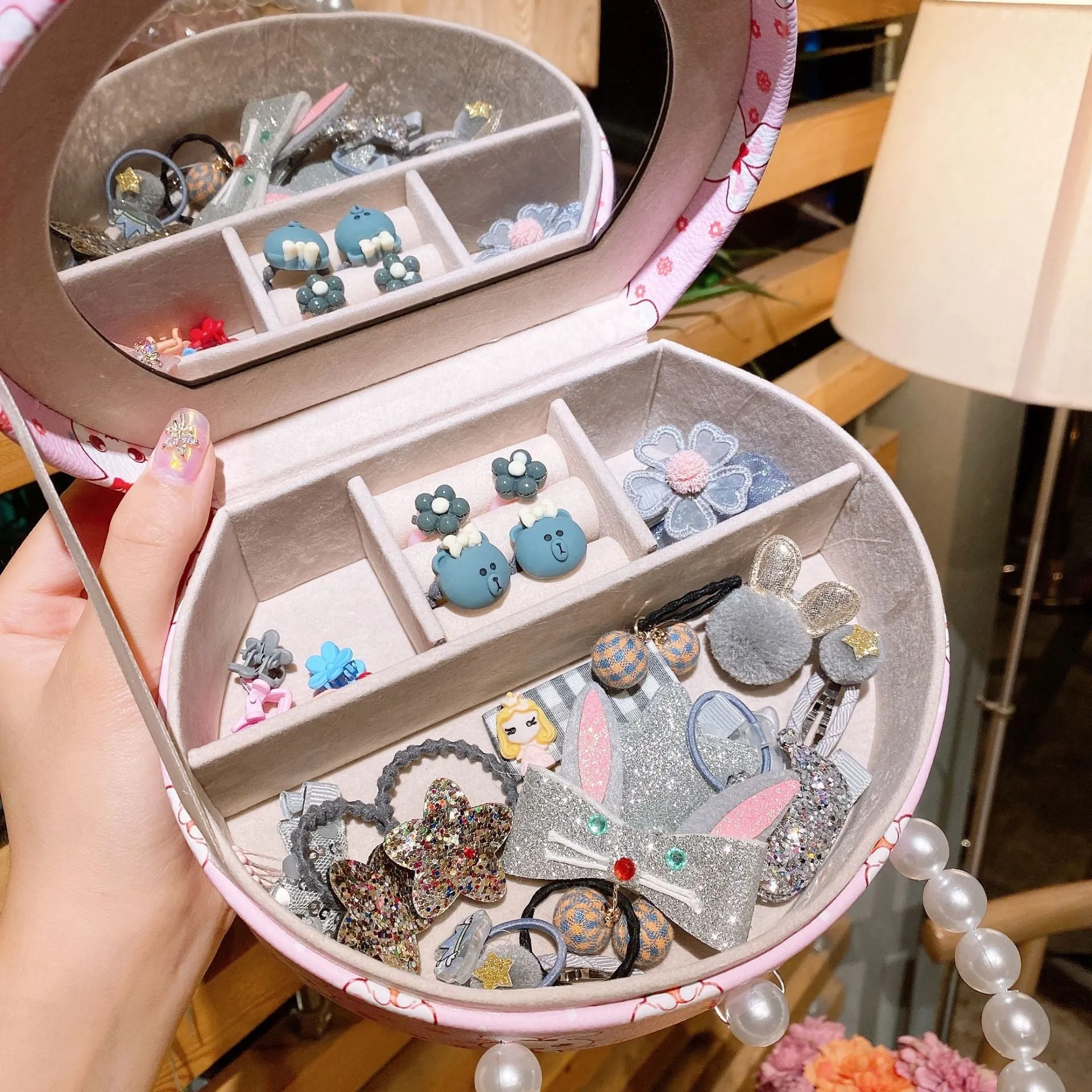 Cocoli children's hair clip princess headdress jewellery set with cartoon character design in gift box