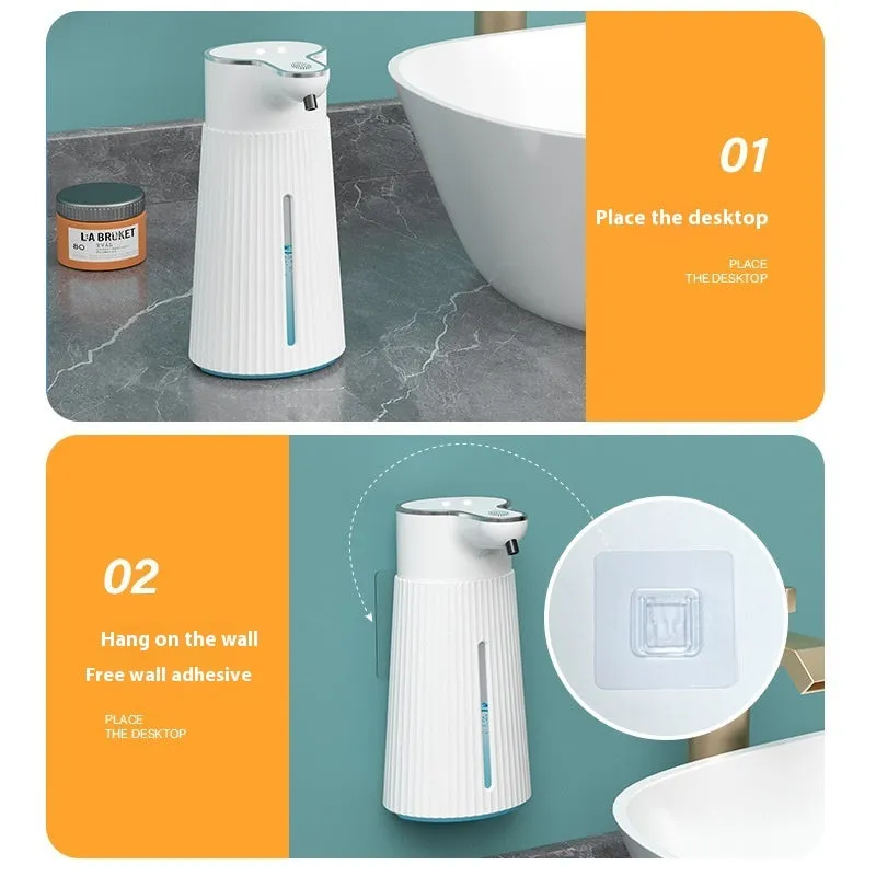 Intelligent induction home wall-mounted automatic hand washing machine with touch-free sensor, modern simplicity style