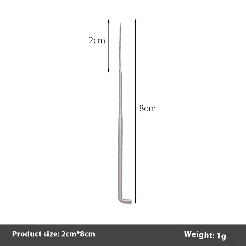 Wool felt stamp pin handicraft tool with multiple needle thickness options including thick, thin, and star needles.