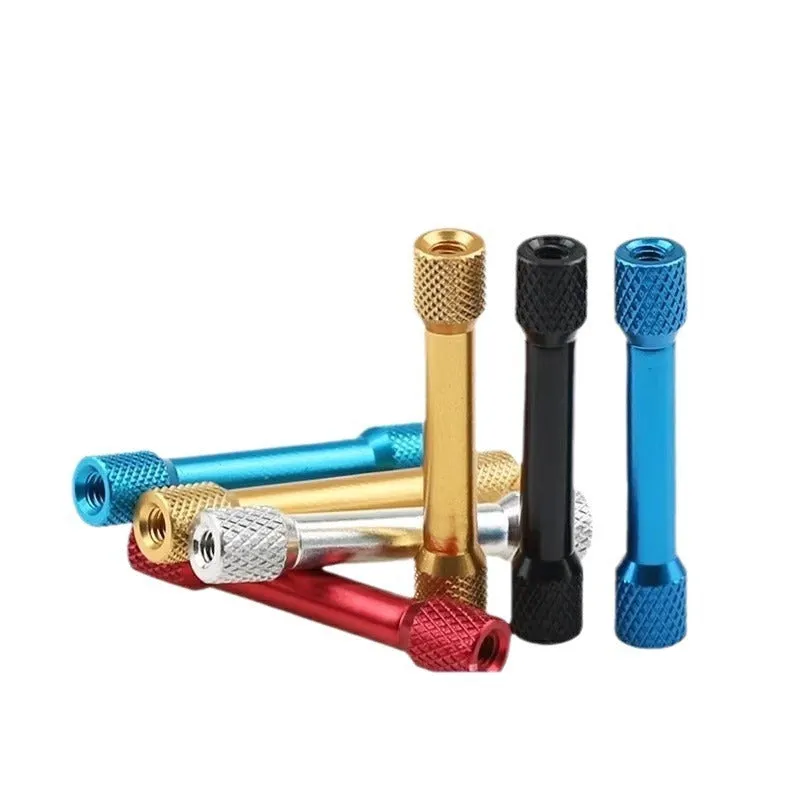 Aluminium alloy non-slip M3 column for FPV rack mesh mounting, multiple lengths and colours