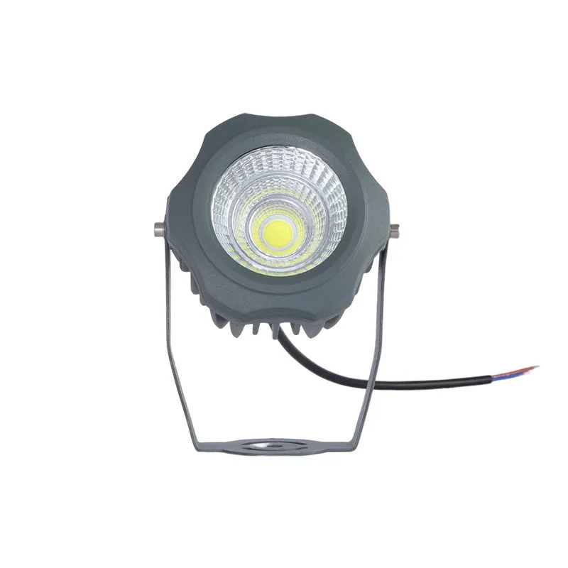 Outdoor waterproof LED spotlight with aluminium shell and colour-changing light for tree illumination