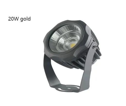 LED plug-in garden tree landscape spotlight IP65 waterproof outdoor lawn lamp warm white light