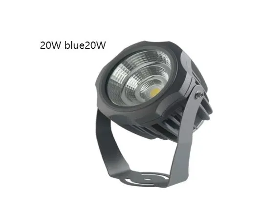 LED plug-in garden tree landscape spotlight IP65 waterproof outdoor lawn lamp warm white light