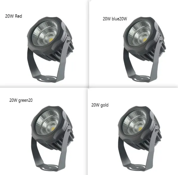 LED plug-in garden tree landscape spotlight IP65 waterproof outdoor lawn lamp warm white light
