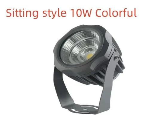 LED plug-in garden tree landscape spotlight IP65 waterproof outdoor lawn lamp warm white light