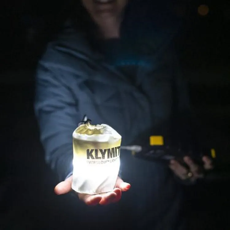 Portable inflatable folding camping lamp with USB power, 70-95 LEDs, 1600-2200 lumens, PVC, Army Green or Blue, 65cm or 85cm