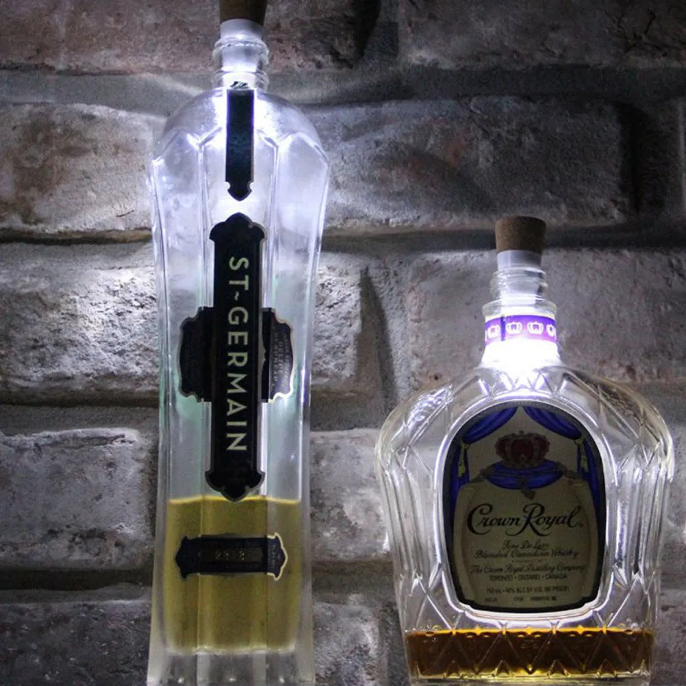 A plastic rechargeable LED bottle cap light for holiday decoration, measuring 30mm wide.