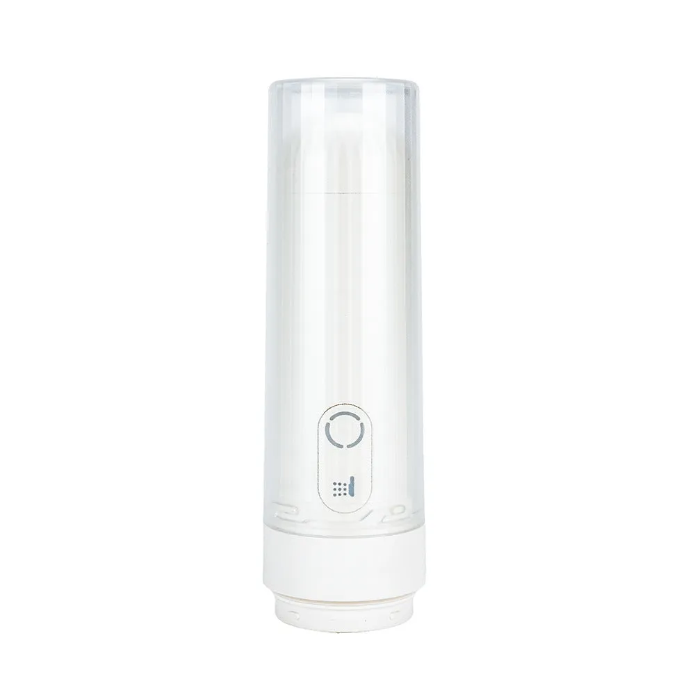 Portable waterproof electric handheld cleaning device in white with Type-C charging port