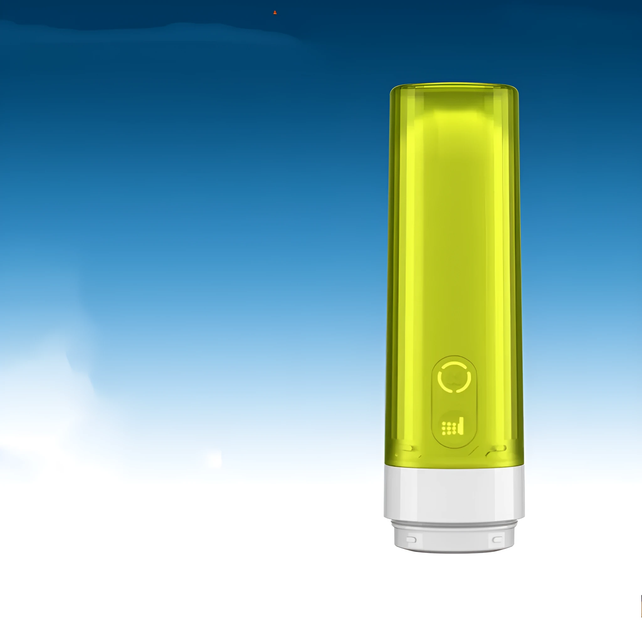 Portable waterproof electric handheld cleaning device in white with Type-C charging port