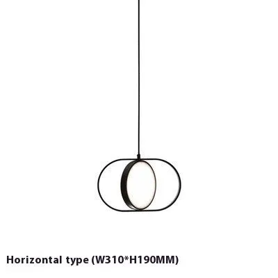 Nordic bedside lamp with reversible magic eye and integrated power strip in black horizontal style