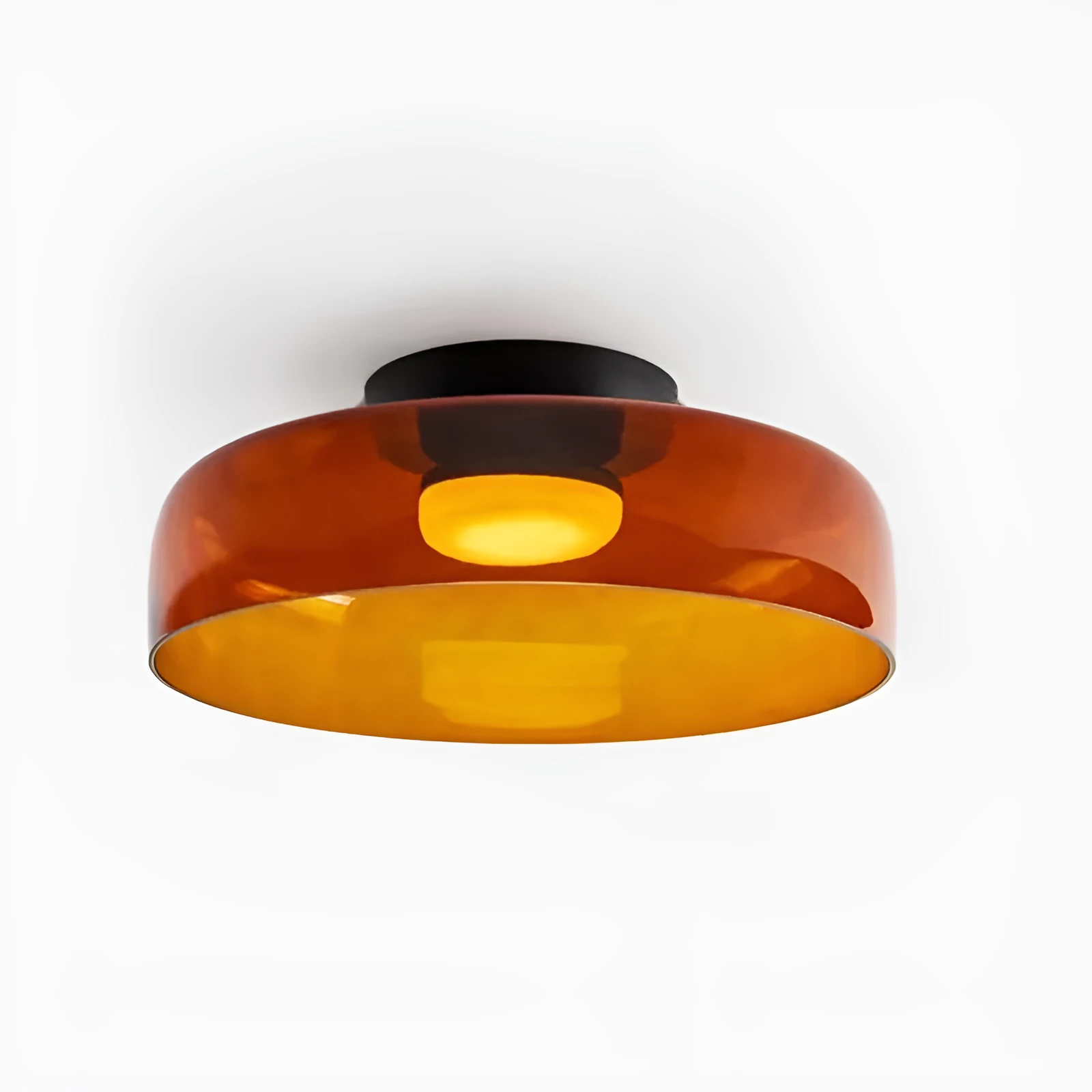 Modern simplicity wall lamp D420 H110 in orange colour for corridor or balcony