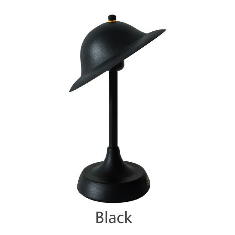 Creative sliding variety of shapes USB table lamp in black and white options 150x230mm