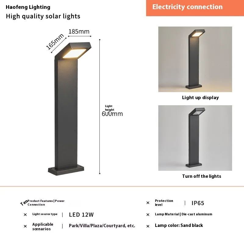 Zhongshan Lighting aluminium alloy lawn lamp 60cm IP55 animal design for villa garden pathway