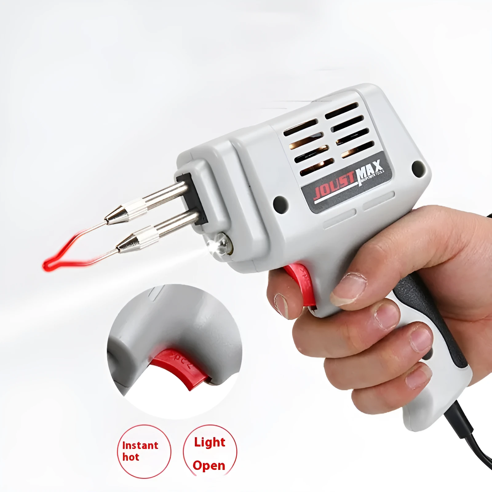 100W high power soldering gun with internal thermal iron head stored in toolbox set