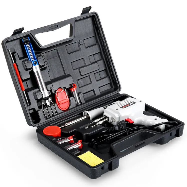 100W high power soldering gun with internal thermal iron head stored in toolbox set