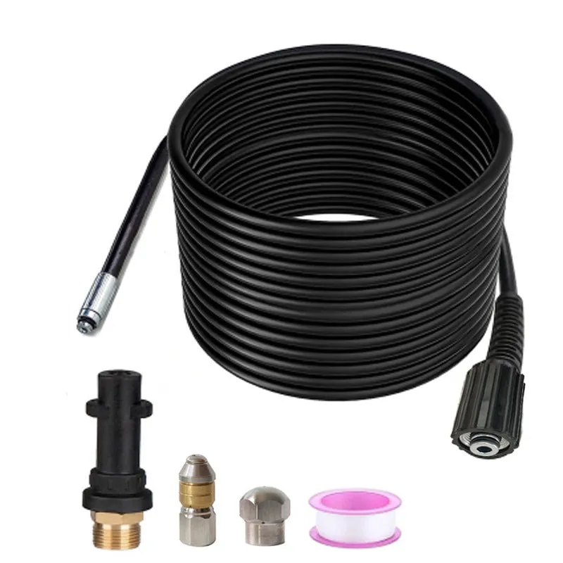 Kahe 10 metre high pressure Teflon dredging pipe with copper-plated top sections for car wash drain cleaning