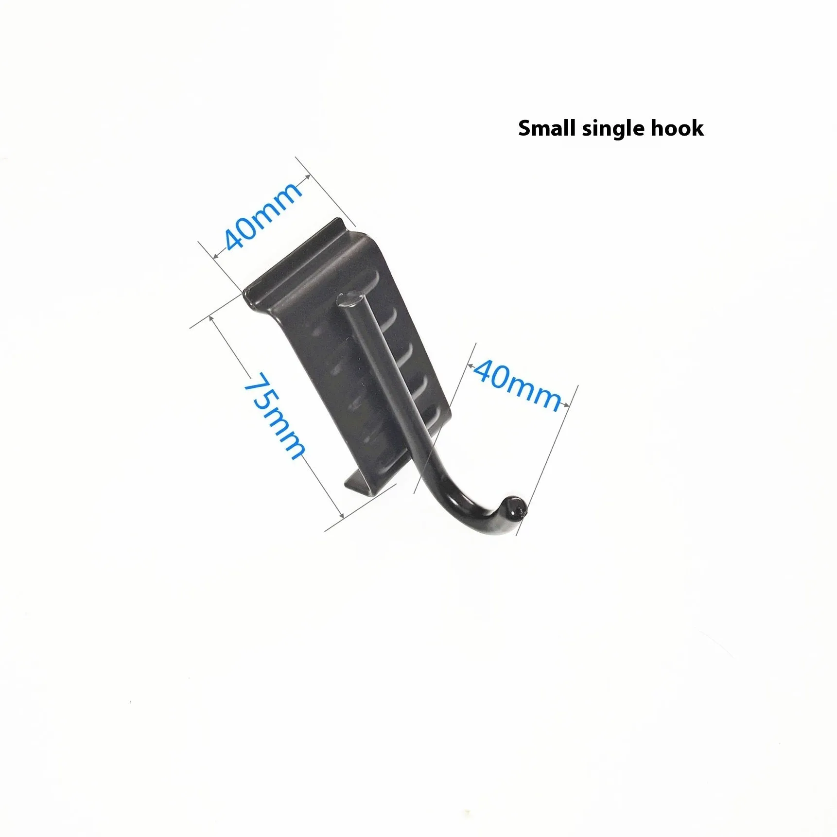 Heavy-duty garage removable adjustable wall hook with carbon steel alloy construction and 2 plates 6 hooks 2 straps