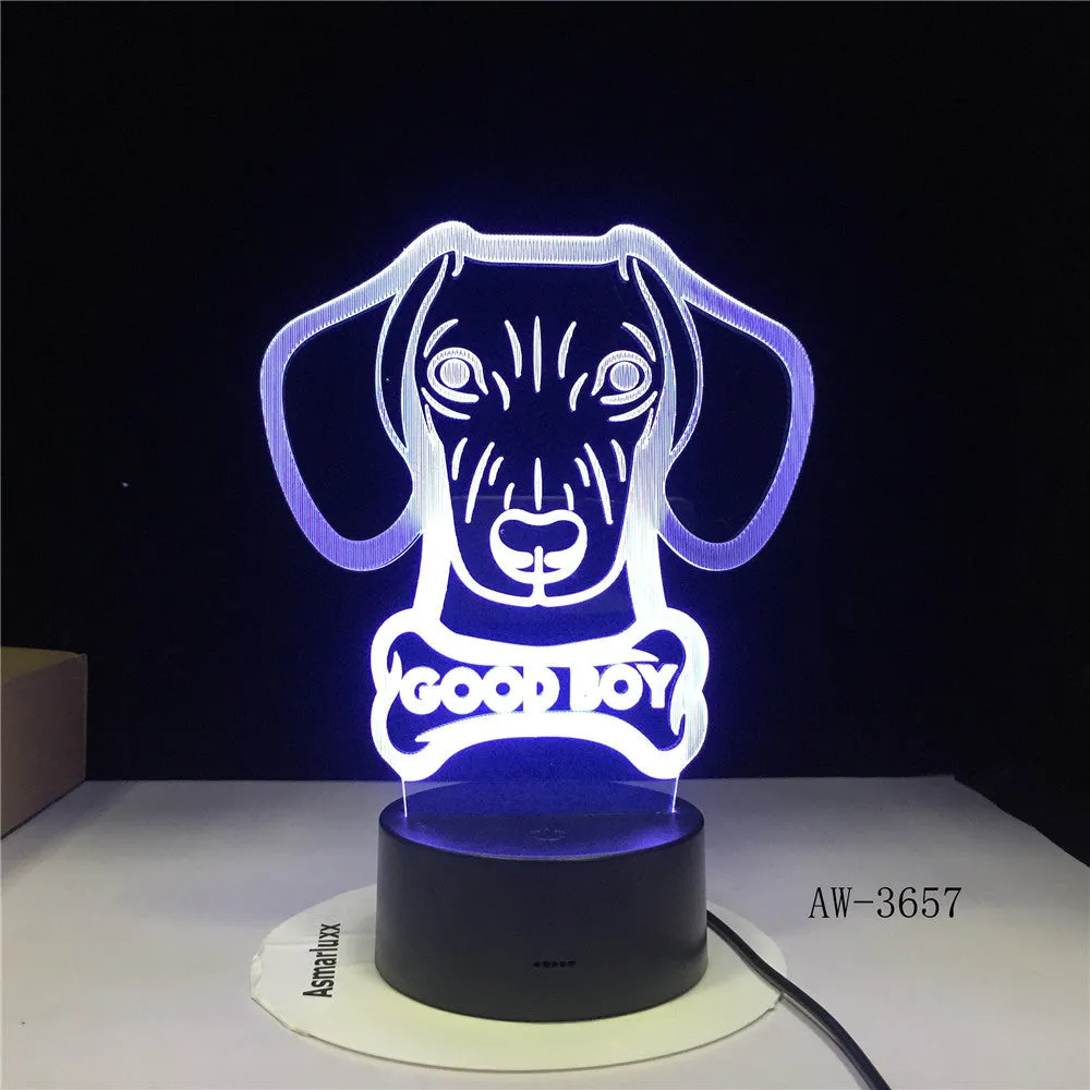 Remote control touch LED table lamp with colourful gradient light on acrylic shade.