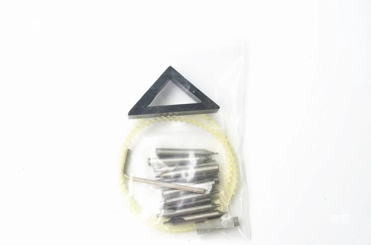 Vertical key machine accessories 17 piece full set with drill guide pin and sink milling cutter