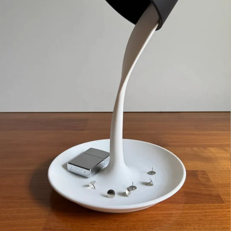 3D printed PLA table lamp with tray American style decorative ornament on desk