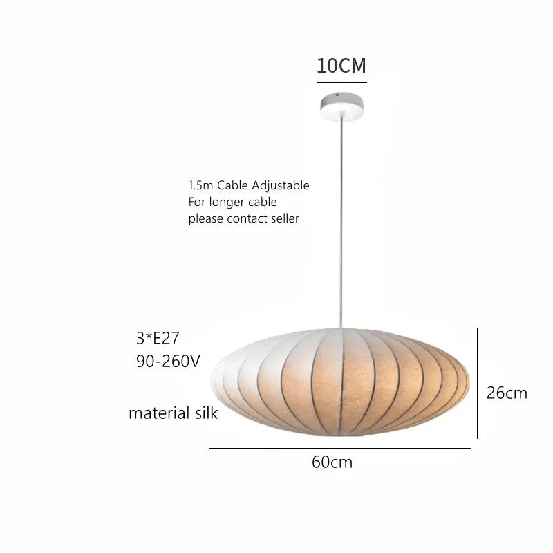 60cm iron LED chandelier lantern ceiling light with warm light for dining room living room bedroom