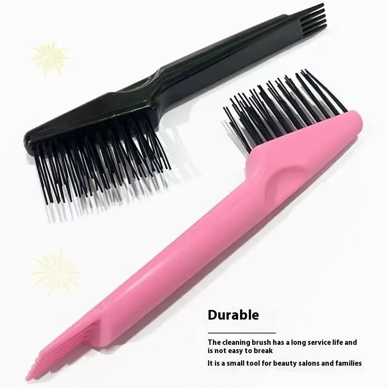 Large comb cleaner tool in black for removing hair and dust from hairbrushes