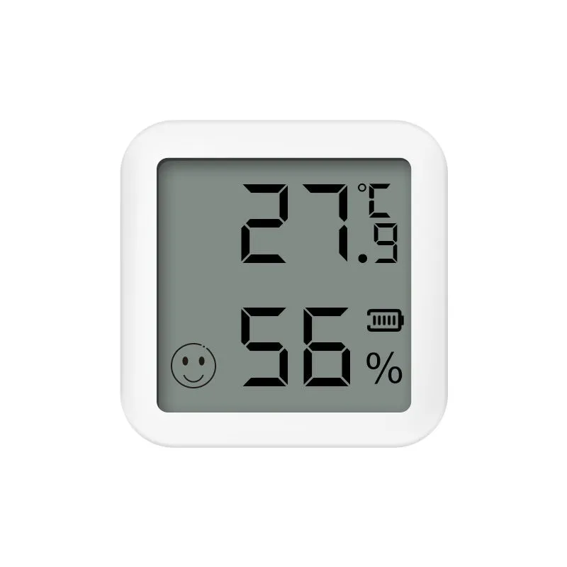 Graffiti Bluetooth temperature moisture meter with LCD display in compact ABS casing