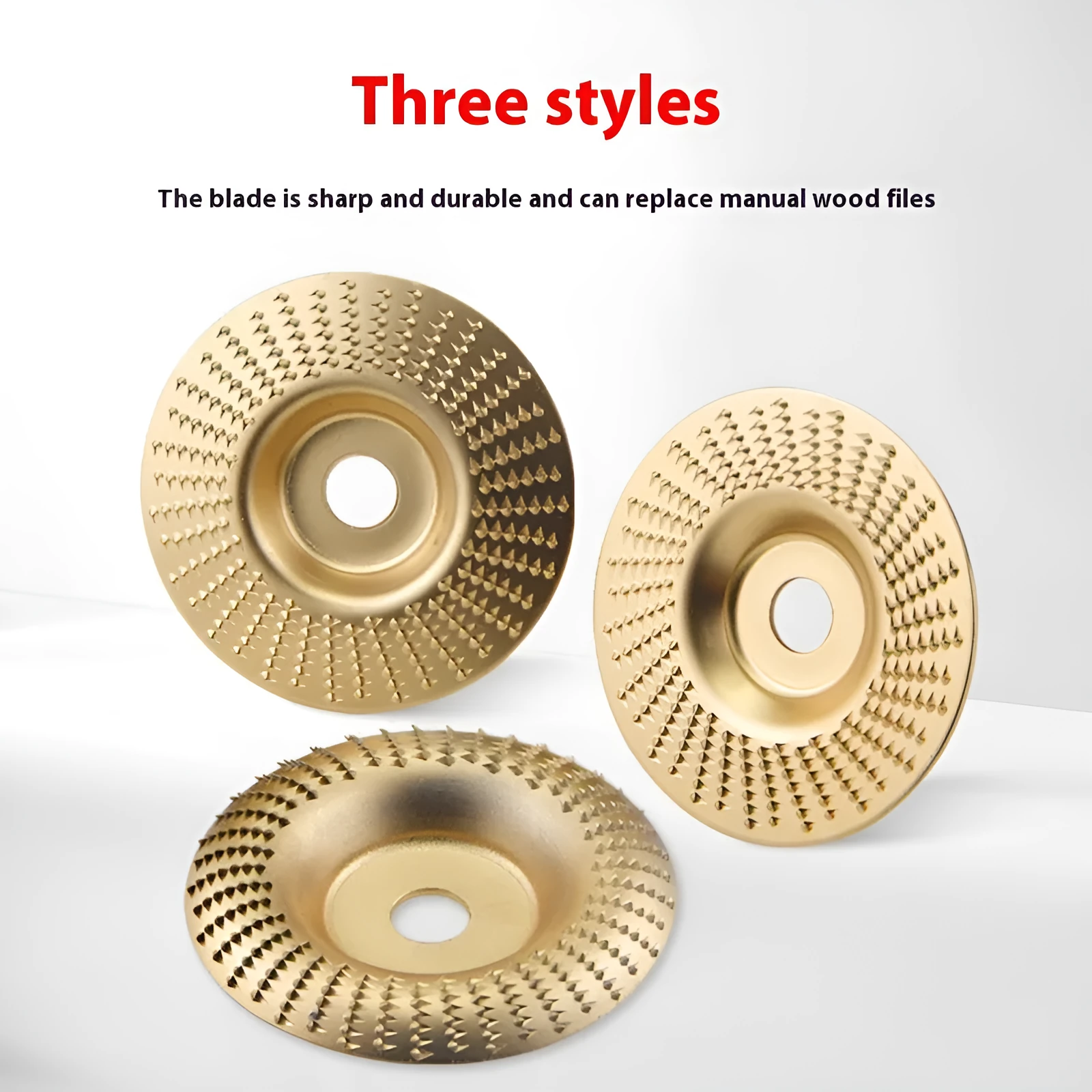 Carbon steel angle grinder grinding disc with flat profile, 4mm thickness, 16mm bore