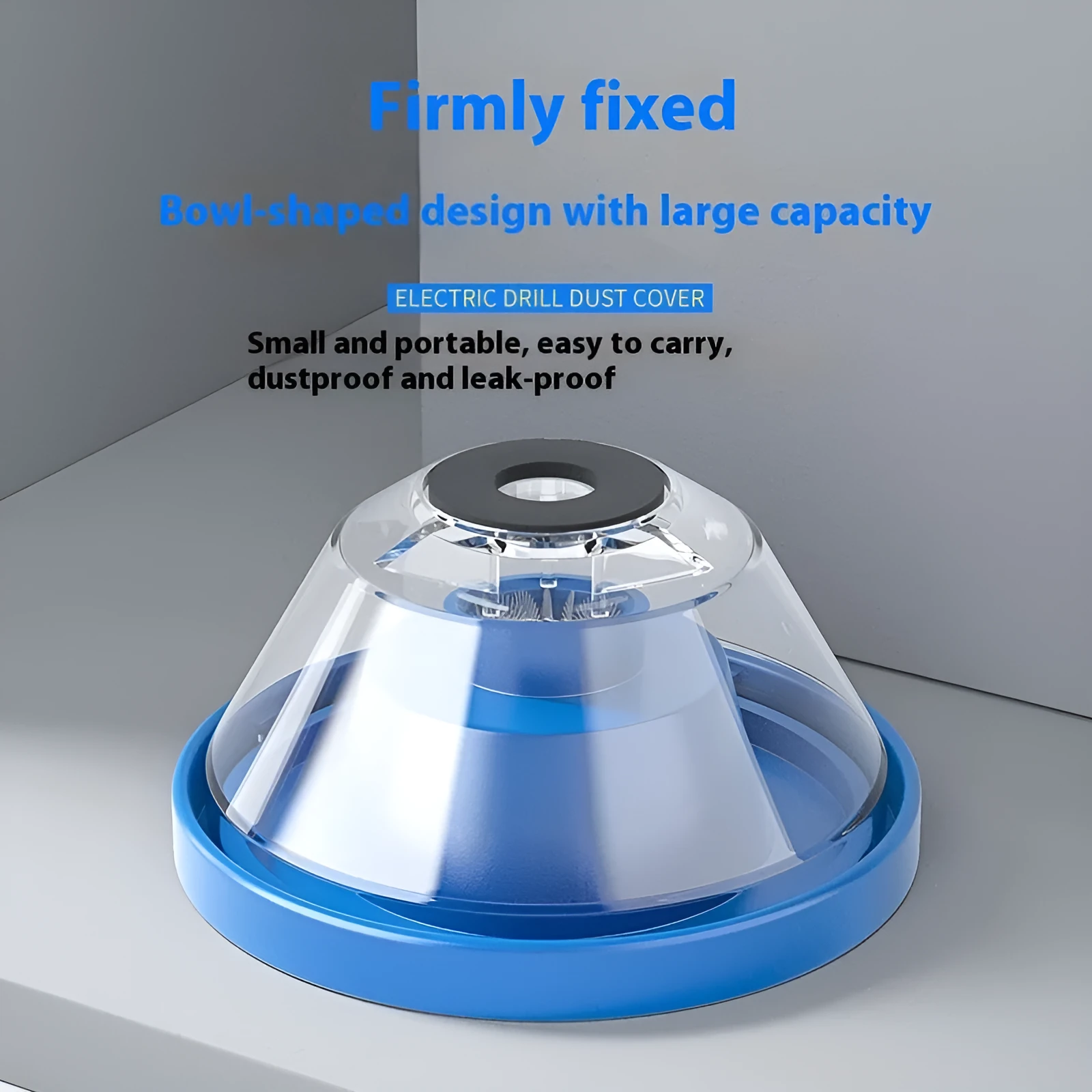 Blue plastic dust cover for electric hammer impact drill dustproof accessory