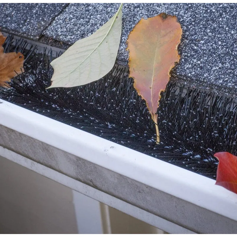 Roof sink fallen leaves filter brush with black PP body and nylon bristles 100CM length