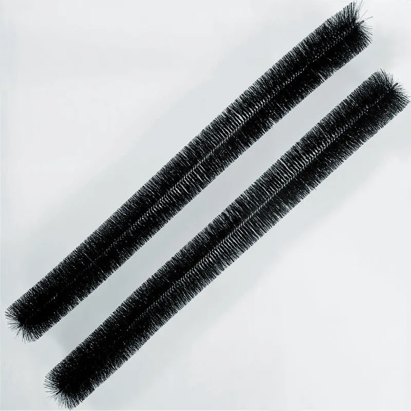 Roof sink fallen leaves filter brush with black PP body and nylon bristles 100CM length