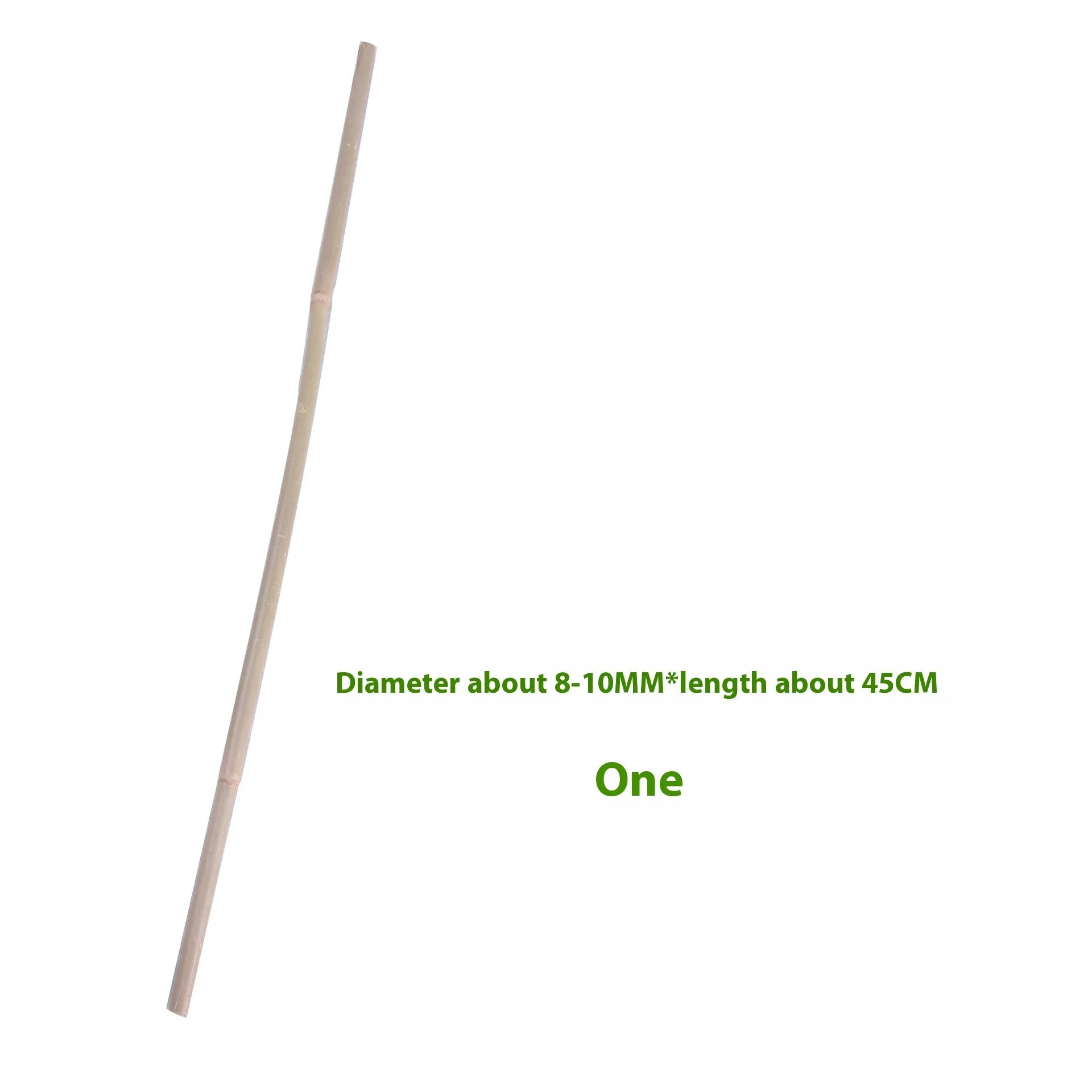 Natural white bamboo plant support poles 45cm long for gardening staking climbing vines