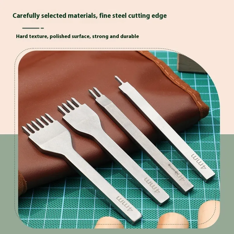 Leather tools suit DIY sewing tool set for leather cutting and trimming