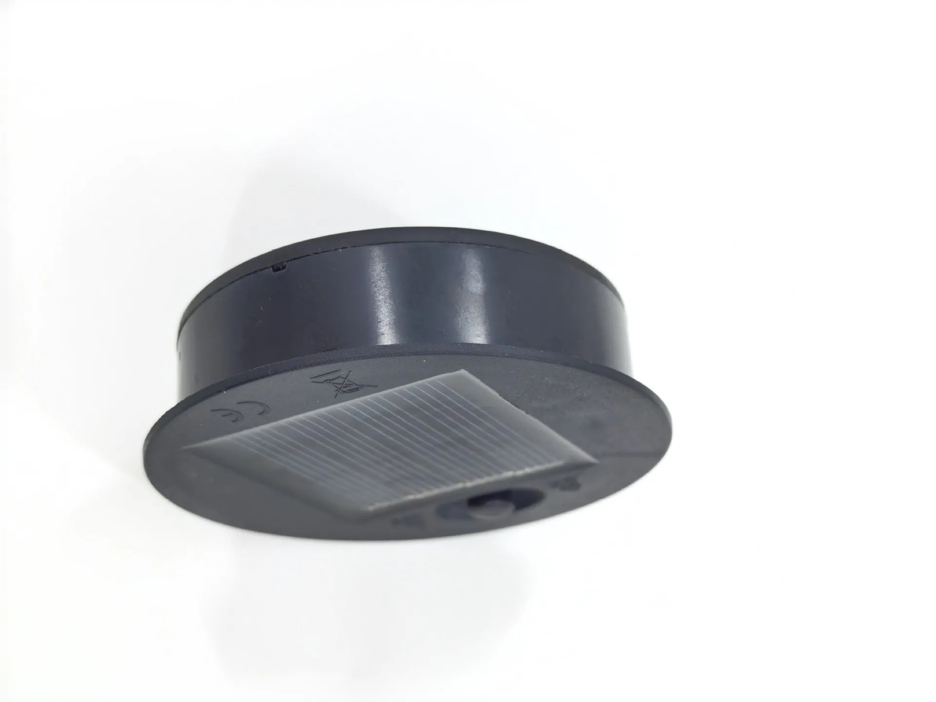 Oval LED battery box accessory for solar lithium highlight lamp, 2x7cm, IP44, three light colour options
