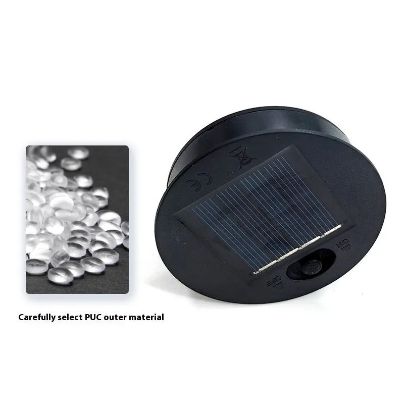 Oval LED battery box accessory for solar lithium highlight lamp, 2x7cm, IP44, three light colour options