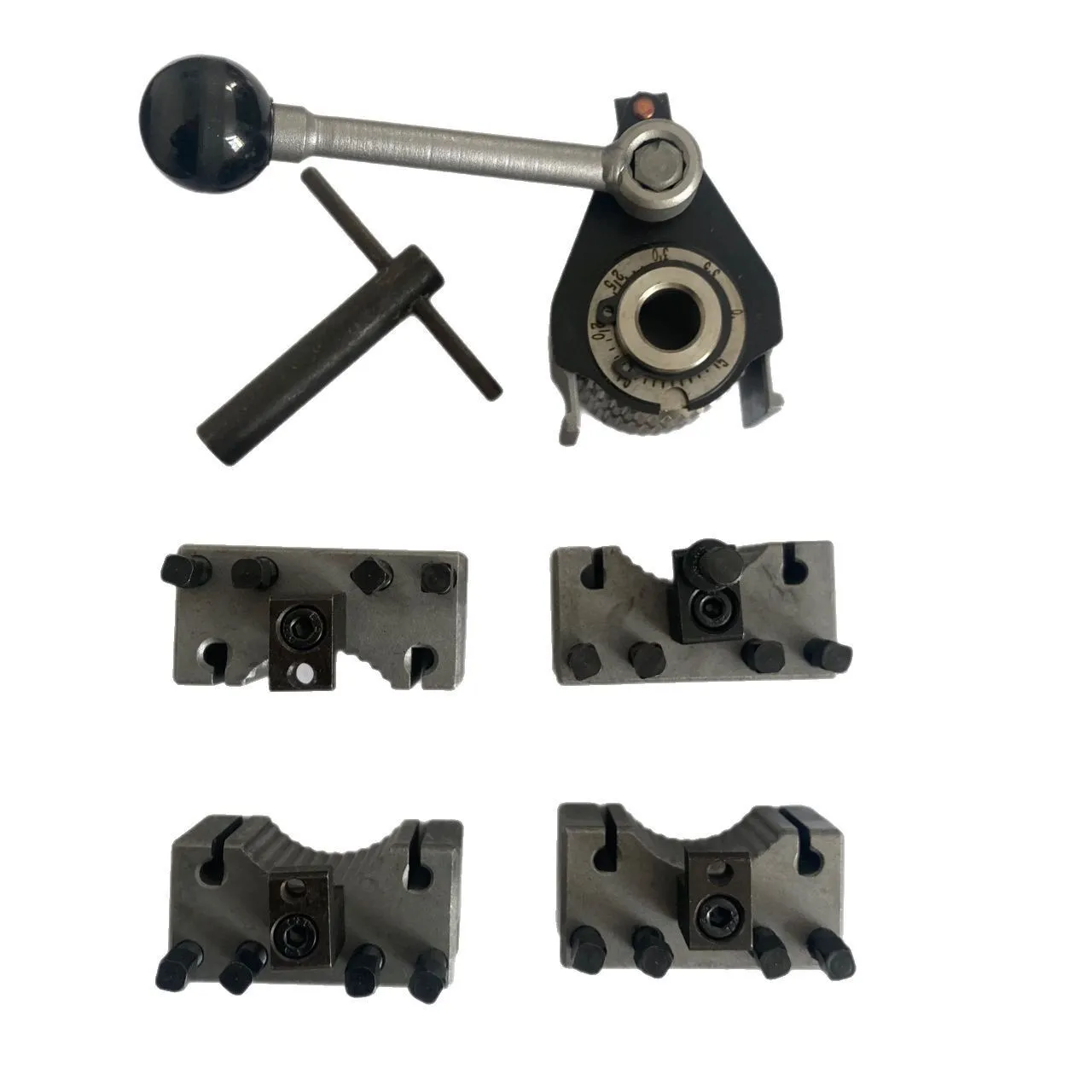 Aa type quick change tool holder in alloy iron for household metal lathes with extra bed included