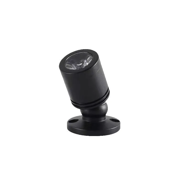 Mini Jewelly surface mounted spotlight with aluminium shell in silver finish