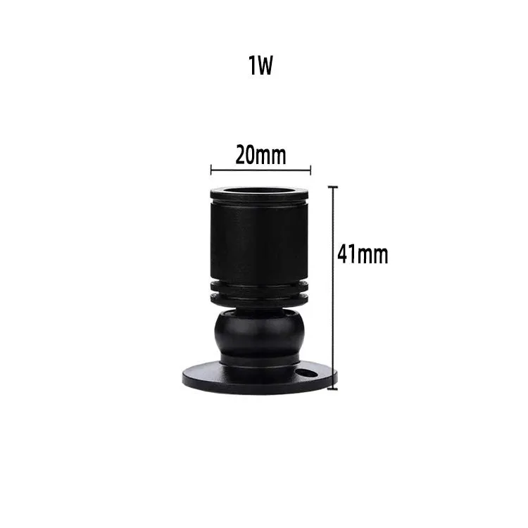 Mini Jewelly surface mounted spotlight with aluminium shell in silver finish