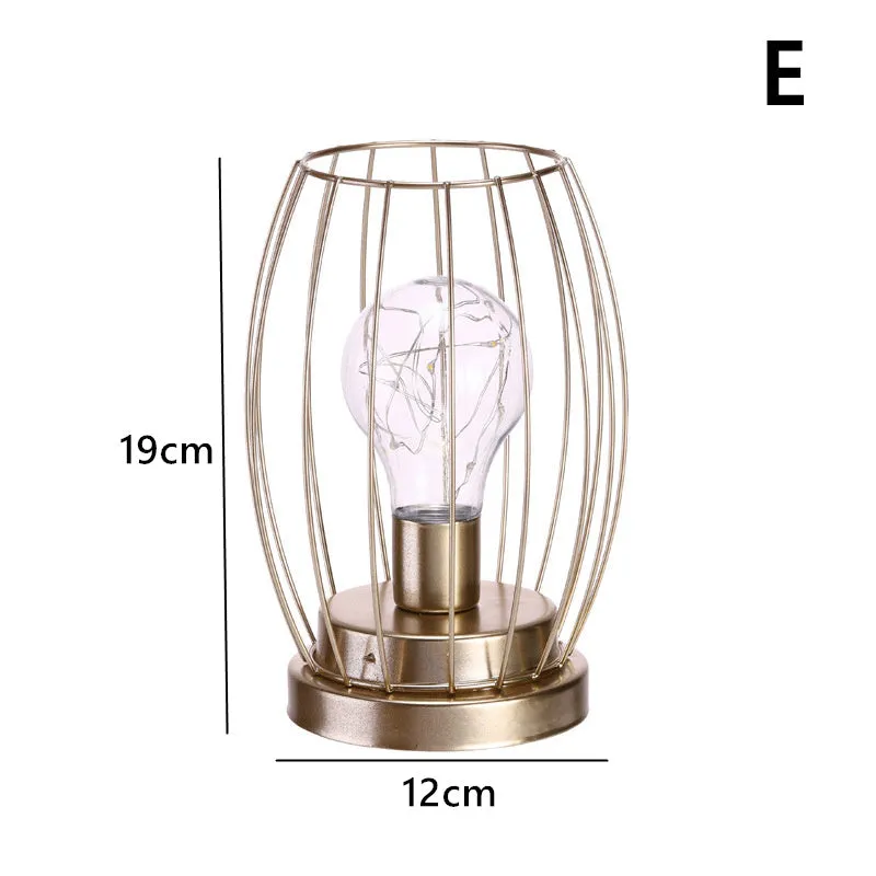 Nordic style geometric candle pendulum iron decorative lights with electroplated metallic finish