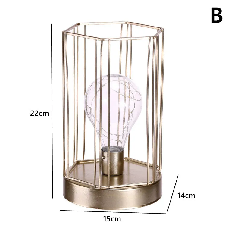 Nordic style geometric candle pendulum iron decorative lights with electroplated metallic finish