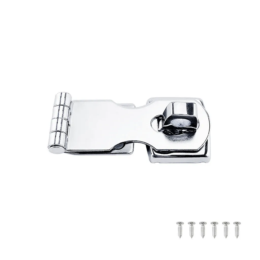 Silver marine grade 304 stainless steel bolt latch for doors and cabinets