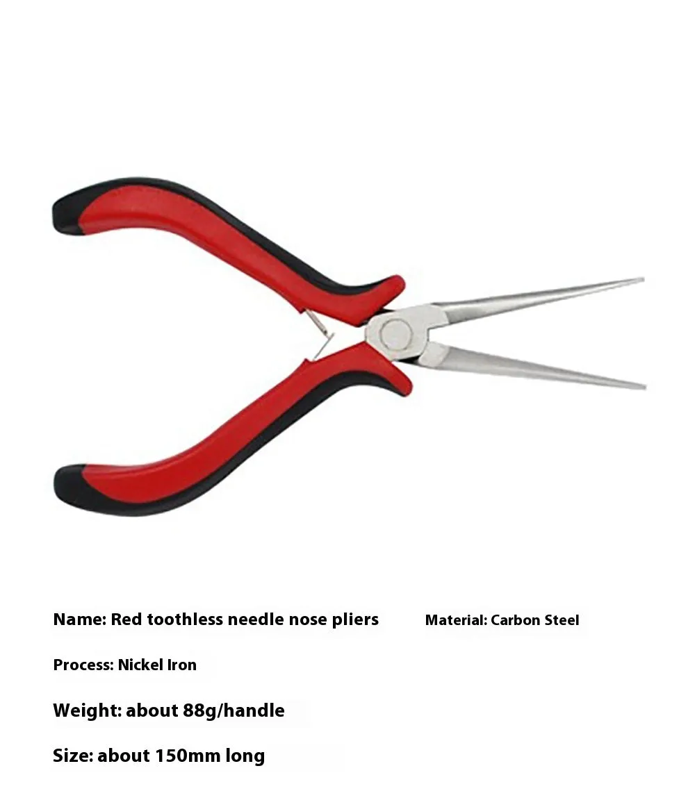 Medium carbon steel nickel iron plier for DIY craft and jewellery making, black finish